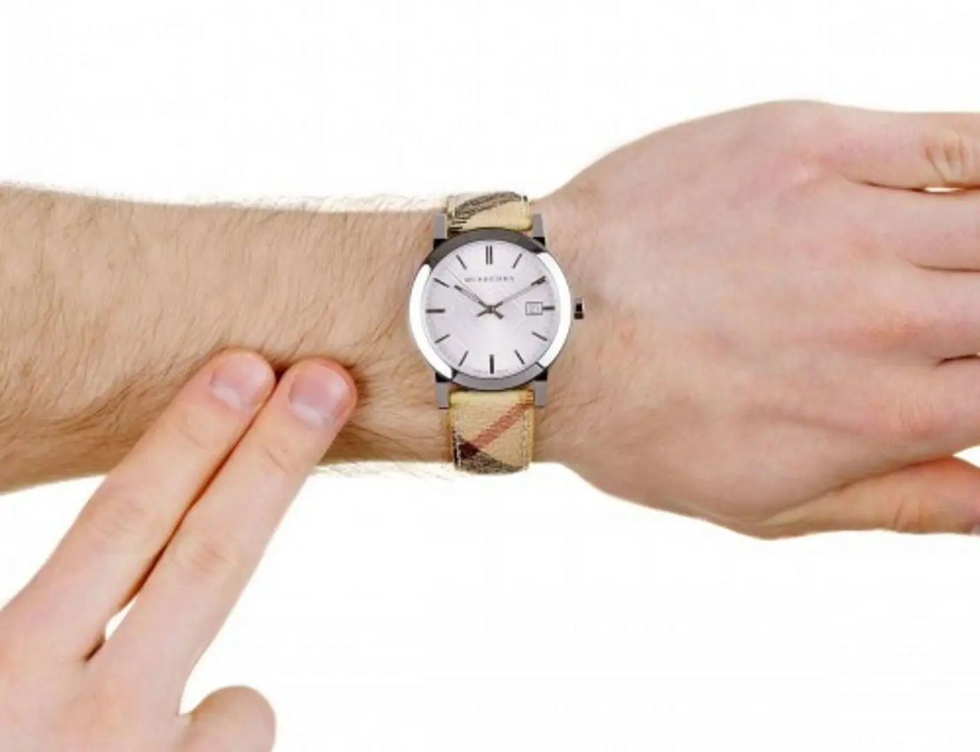 Наручные часы Burberry The City BU9025 (Beige/Silver) - 4