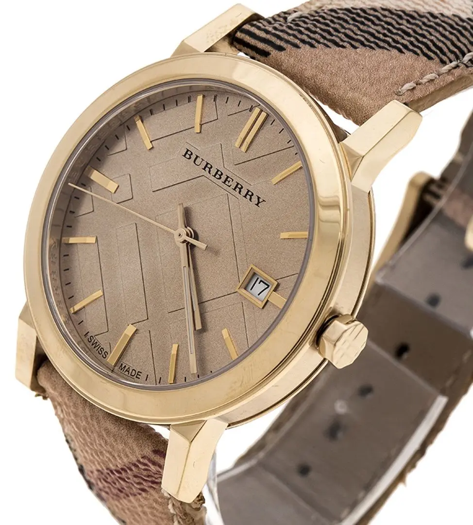 Наручные часы Burberry The City BU9026 (Beige/Gold) - 3