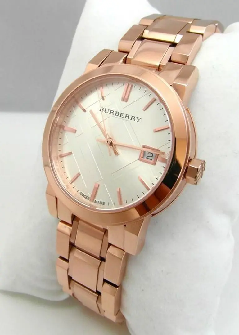 Наручные часы Burberry The City BU9104 (Rose Gold/White) - 4