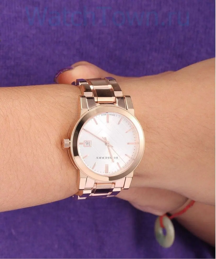 Наручные часы Burberry The City BU9104 (Rose Gold/White) - 6