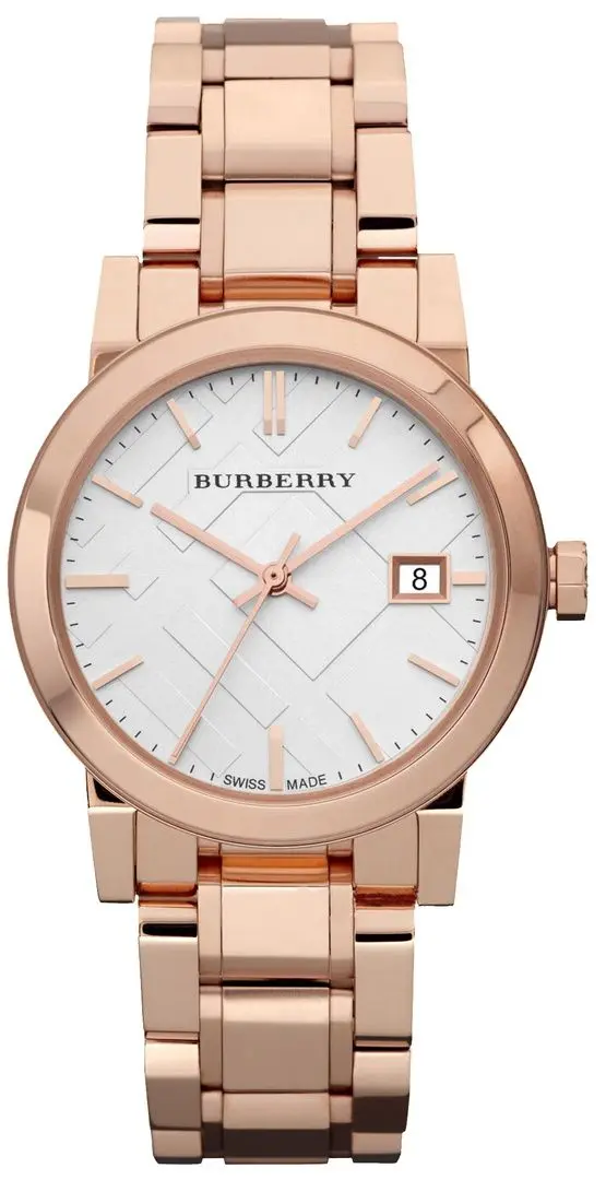 Наручные часы Burberry The City BU9104 (Rose Gold/White)