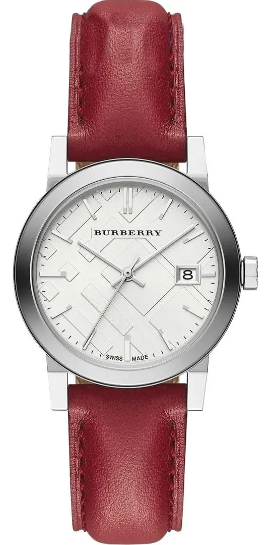 Наручные часы Burberry The City BU9129 (Burgundy/Silver)