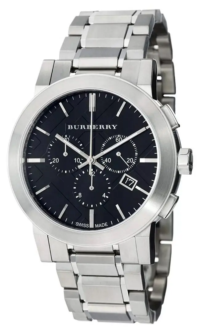 Наручные часы Burberry The City Chronograph BU9351 (Silver/Black) - 3