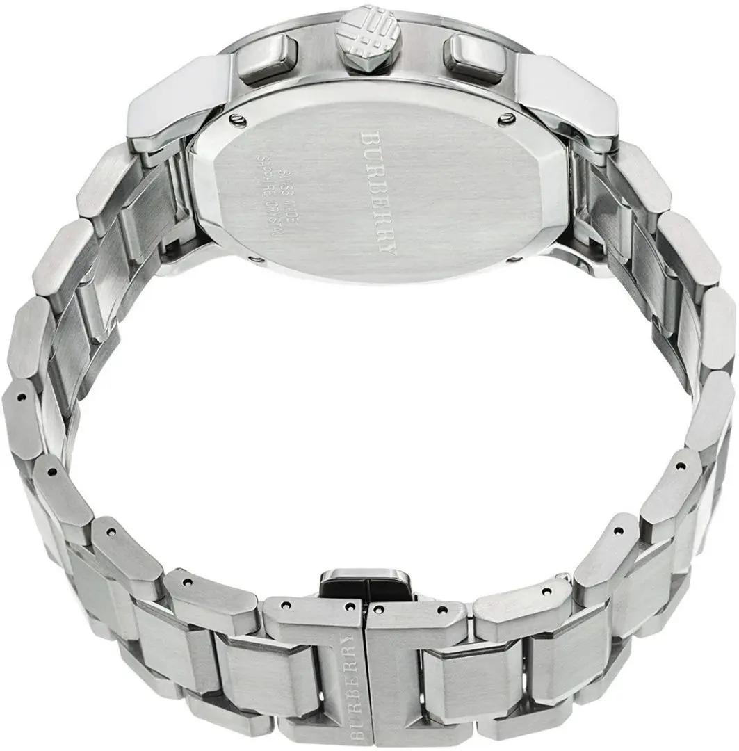 Наручные часы Burberry The City Chronograph BU9351 (Silver/Black) - 4