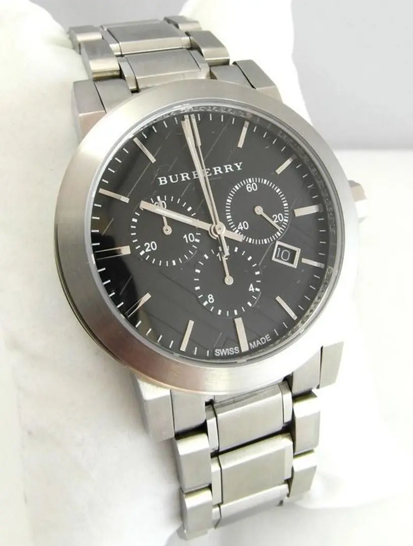 Наручные часы Burberry The City Chronograph BU9351 (Silver/Black) - 6