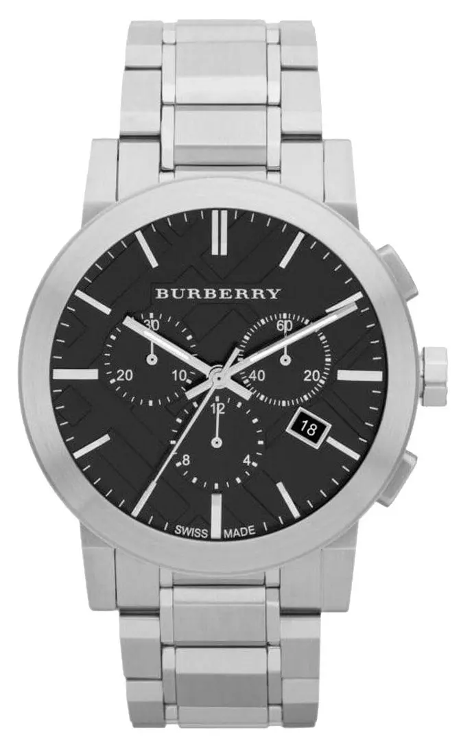 Наручные часы Burberry The City Chronograph BU9351 (Silver/Black)