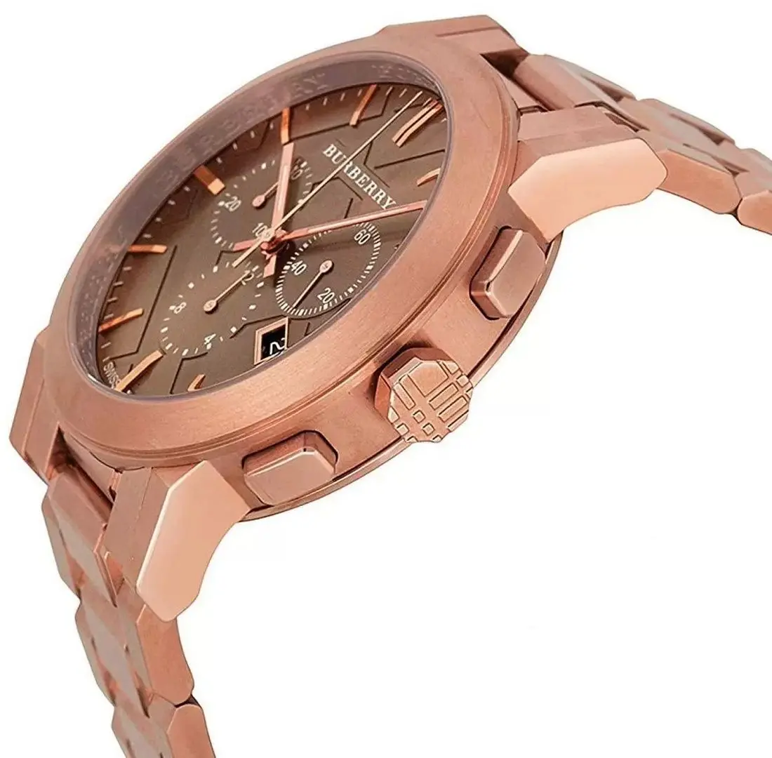 Наручные часы Burberry The City Chronograph BU9353 (Rose Gold/Chocolate) - 2