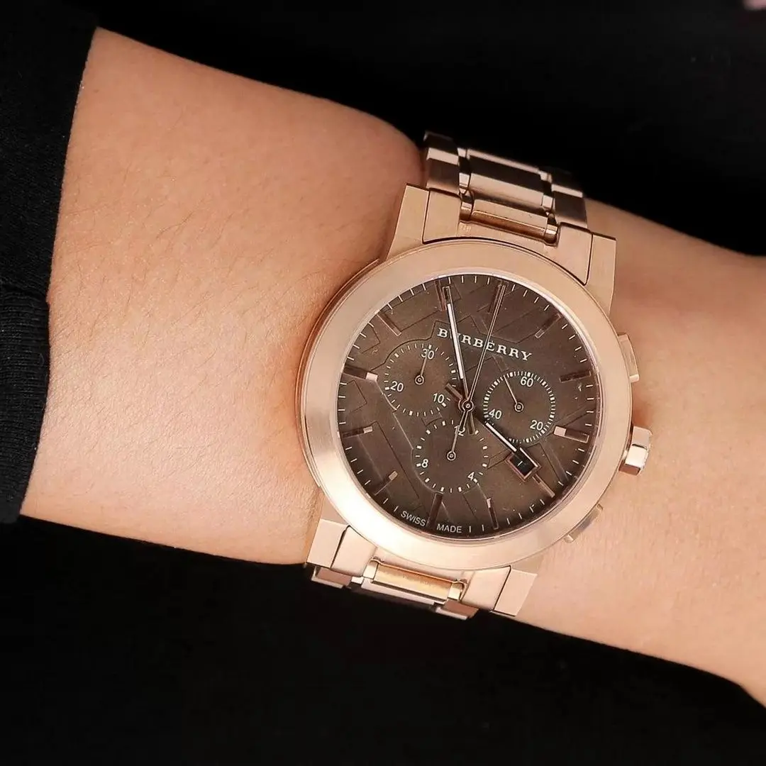 Наручные часы Burberry The City Chronograph BU9353 (Rose Gold/Chocolate) - 4