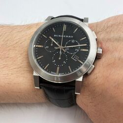 Наручные часы Burberry The City Chronograph BU9356 (Black/Silver) Thumb