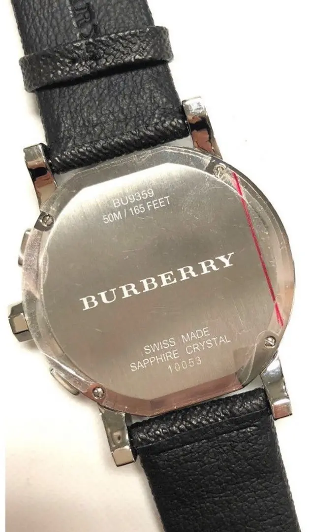 Наручные часы Burberry The City Chronograph BU9359 (Black/Silver) - 2