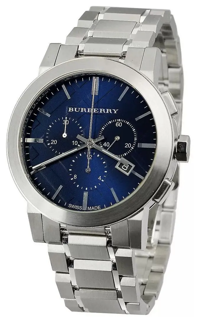 Наручные часы Burberry The City Chronograph BU9363 (Silver/Blue) - 2