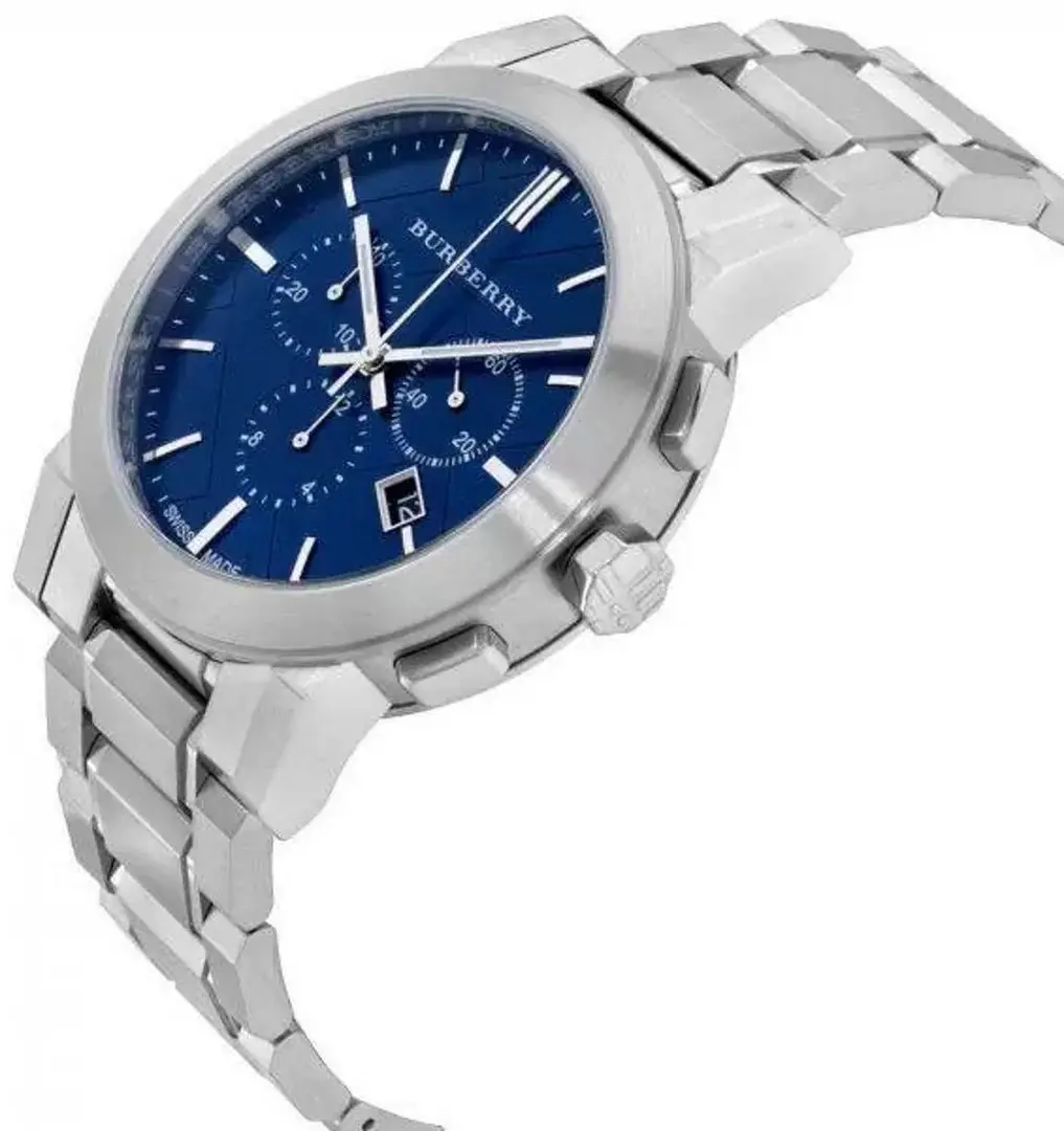 Наручные часы Burberry The City Chronograph BU9363 (Silver/Blue) - 3