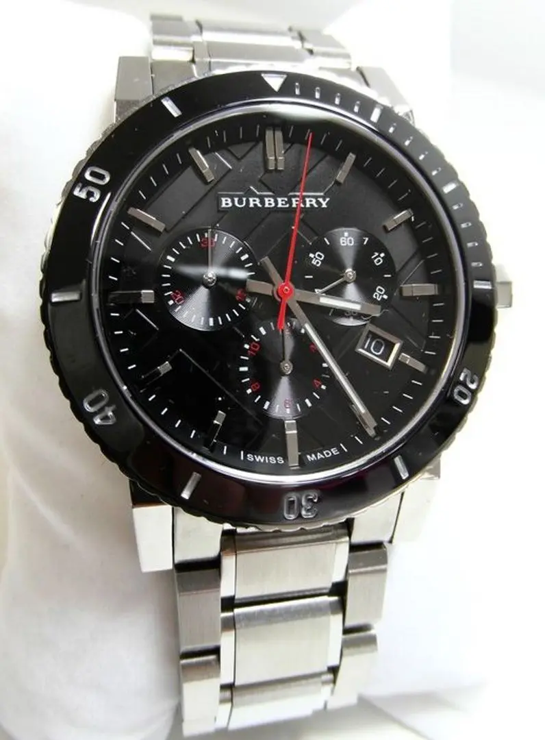 Наручные часы Burberry The City Chronograph BU9380 (Silver/Black) - 3