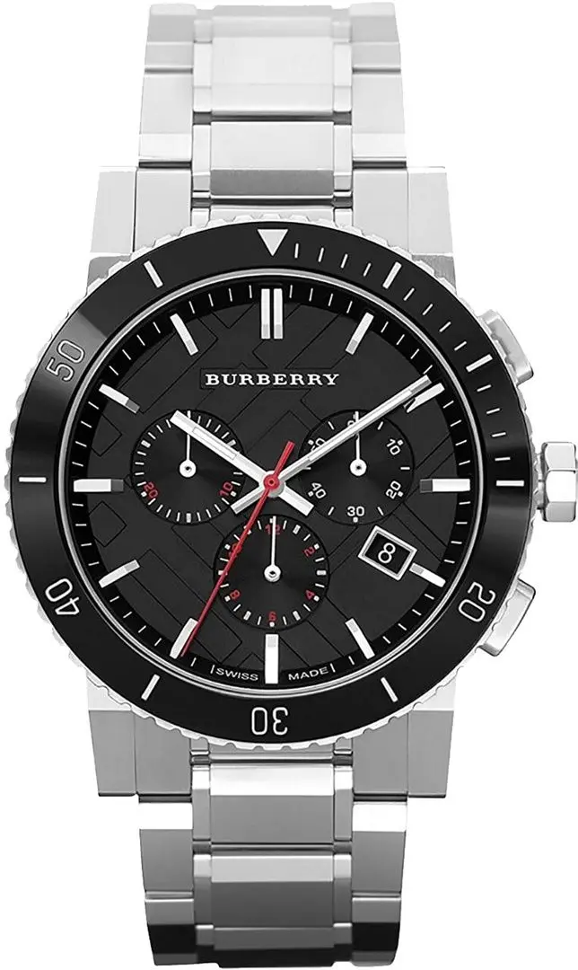 Наручные часы Burberry The City Chronograph BU9380 (Silver/Black)