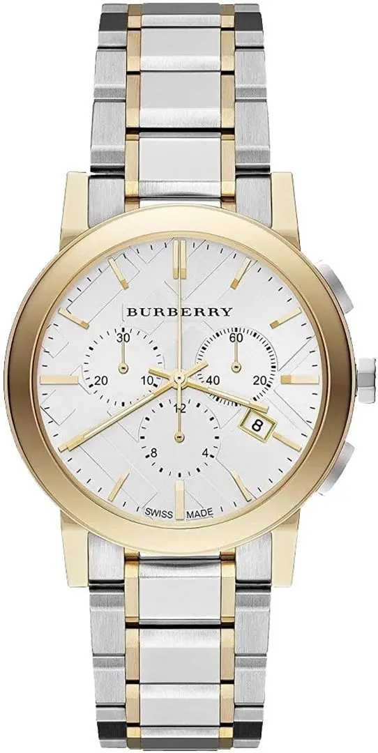 Наручные часы Burberry The City Chronograph BU9751 (Silver/Gold)