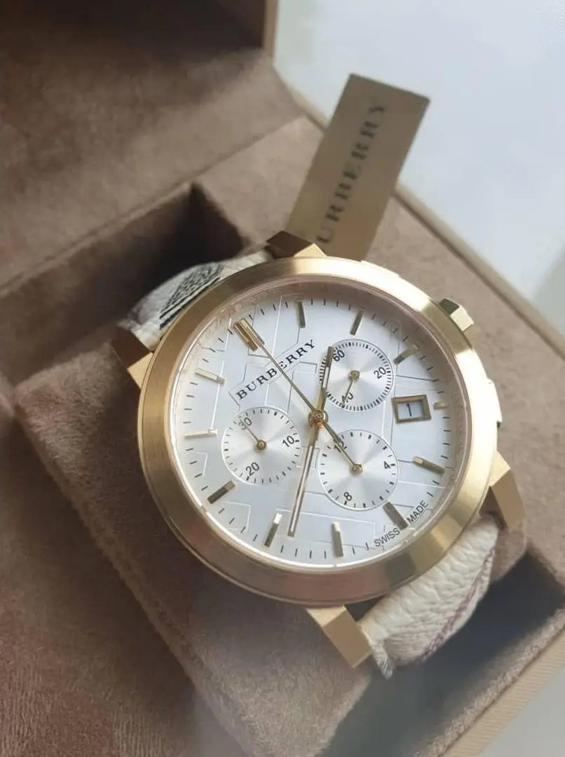 Наручные часы Burberry The City Chronograph BU9752 (Brown/Gold) - 3