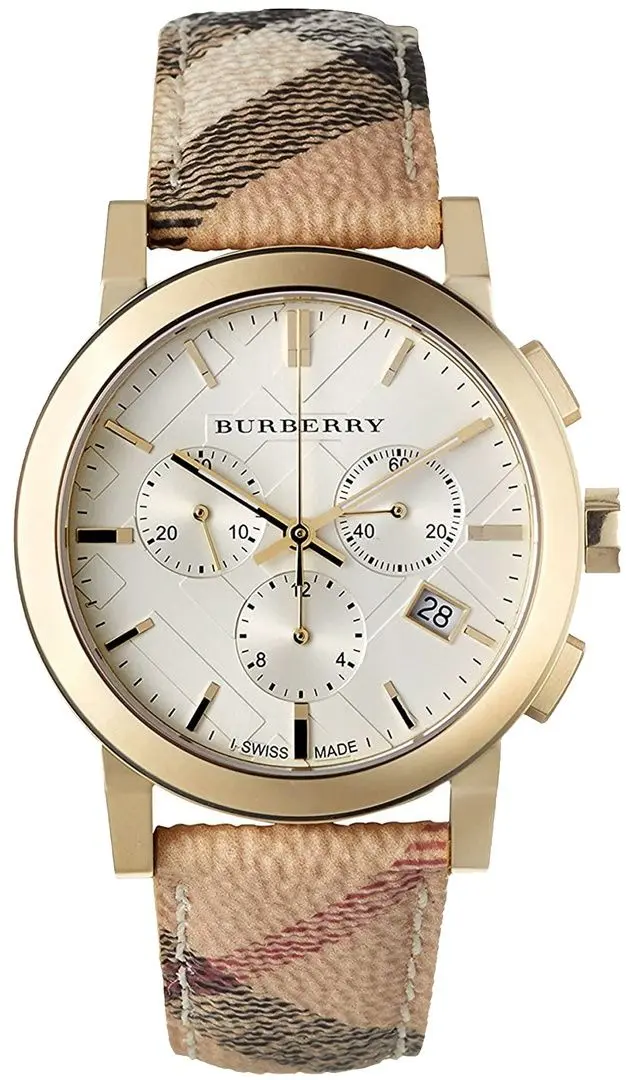 Наручные часы Burberry The City Chronograph BU9752 (Brown/Gold)