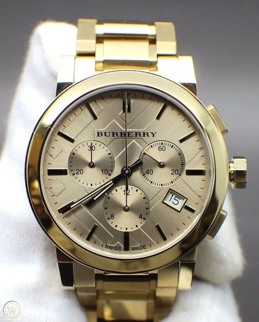 Наручные часы Burberry The City Chronograph BU9753 (Gold) - 4