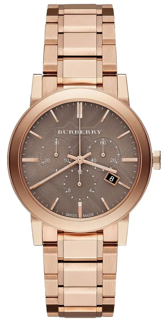 Наручные часы Burberry The City Chronograph BU9754 (Rose Gold/Chocolate)