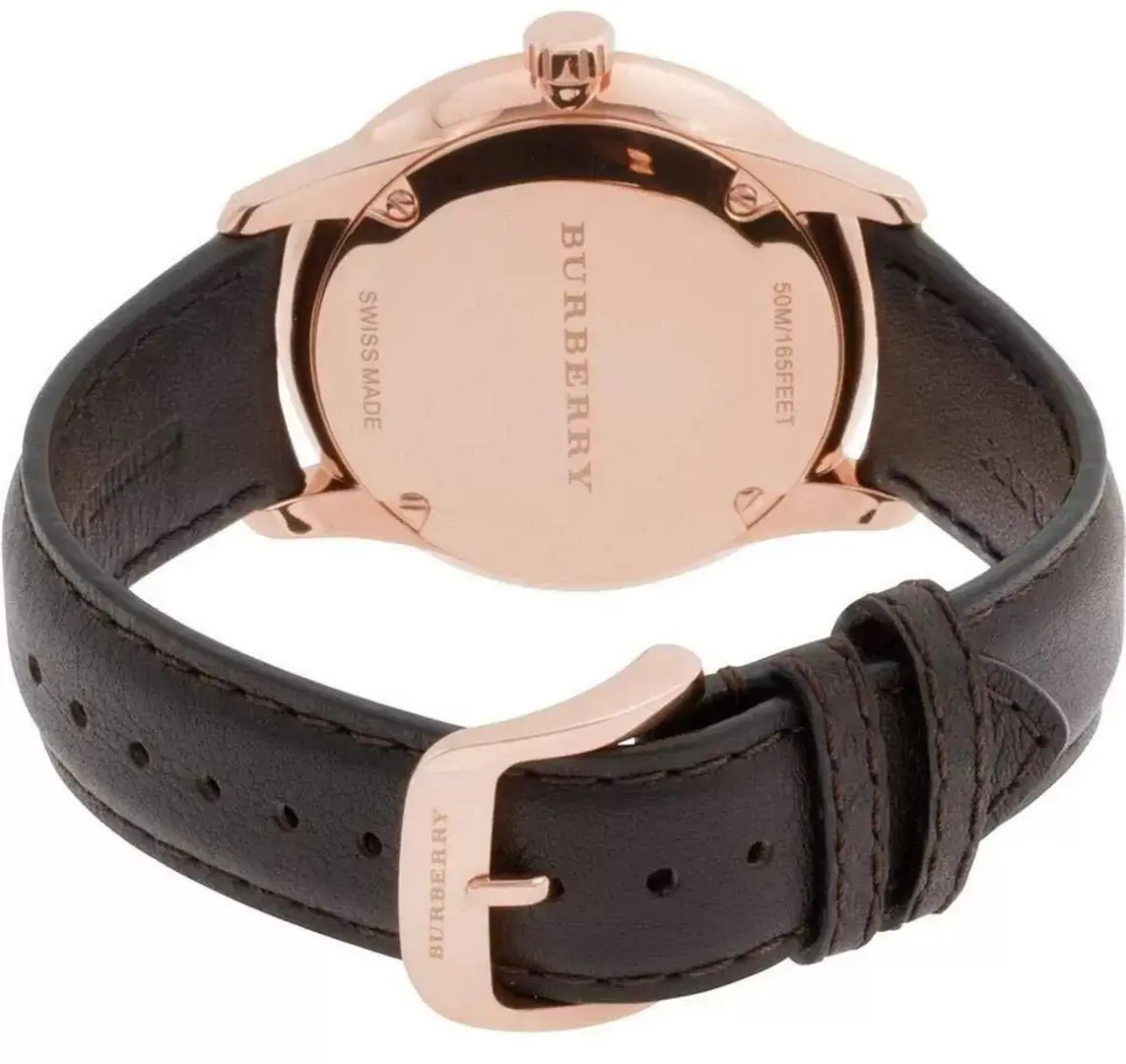 Наручные часы Burberry The City Chronograph BU9755 (Dark Brown/Rose Gold) - 2