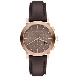 Наручные часы Burberry The City Chronograph BU9755 (Dark Brown/Rose Gold)