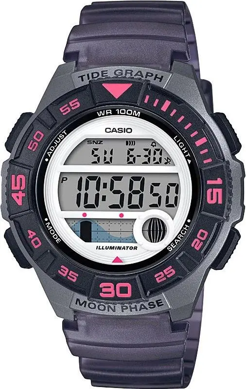 Ceas de mana Casio Collection LWS-1100H-8A (Pink/Grey)