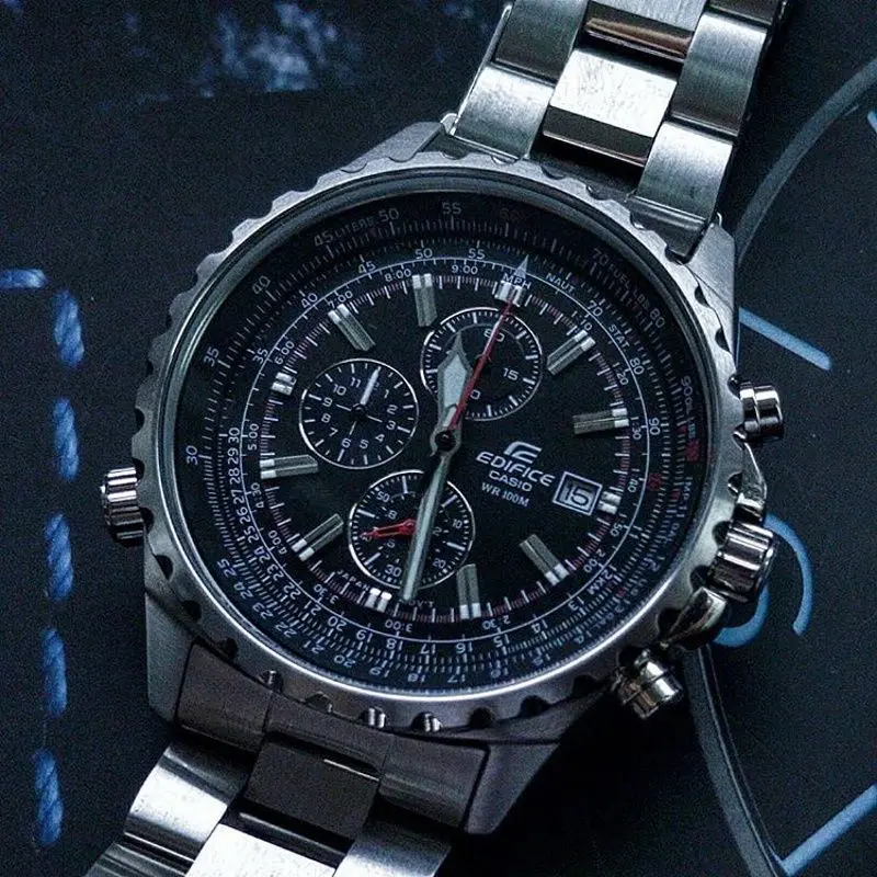 Ceas de mana Casio Edifice EF-527D-2A (Silver/Blue)