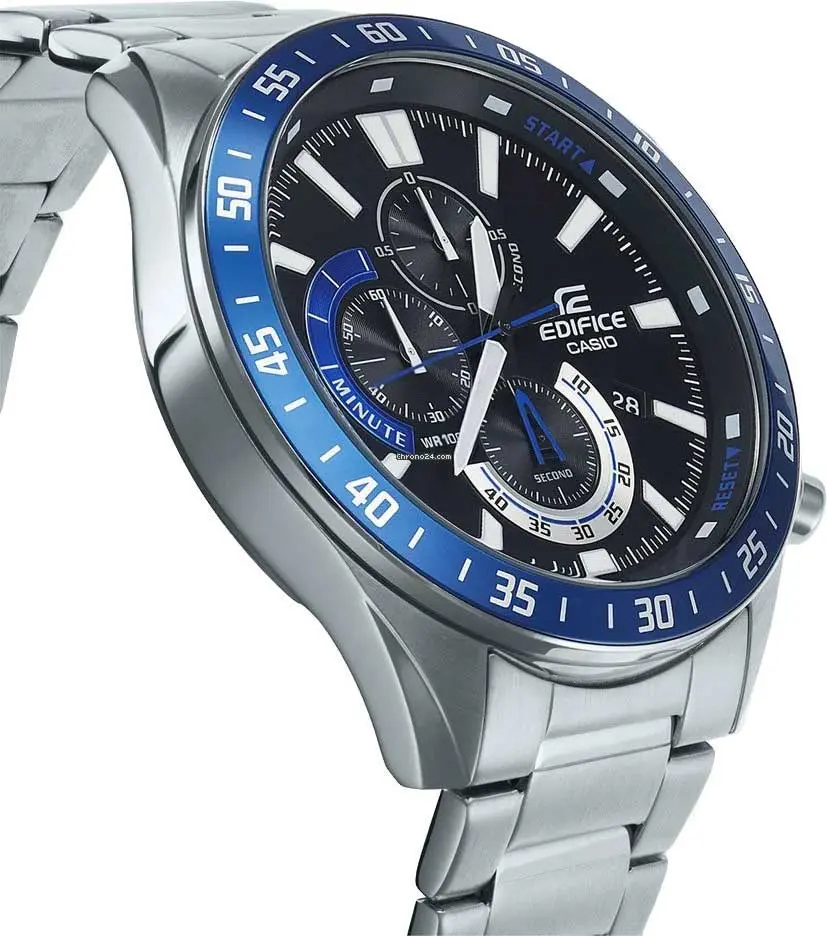 Ceas de mana Casio Edifice EFV-620D-1A2 (Silver/Black/Blue)