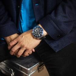 Ceas de mana Casio Edifice EFV-620D-1A2 (Silver/Black/Blue) Thumb