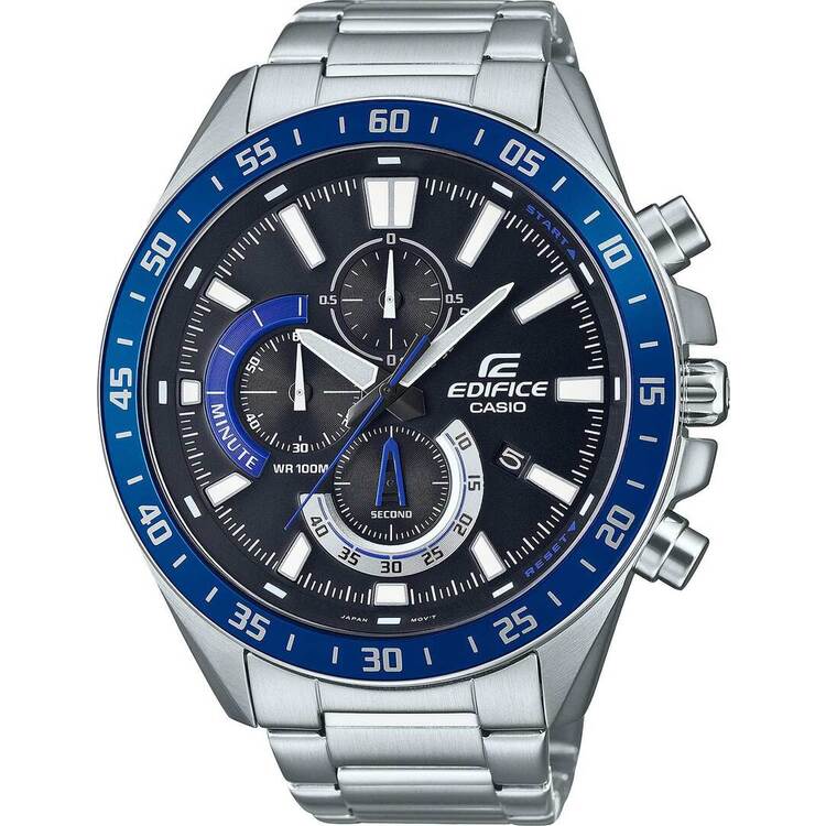 Наручные часы Casio Edifice EFV-620D-1A2 (Silver/Black/Blue)