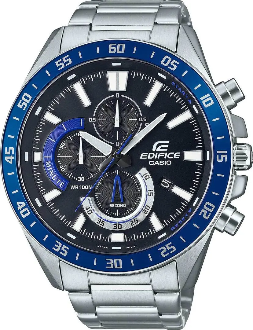 Ceas de mana Casio Edifice EFV-620D-1A2 (Silver/Black/Blue)