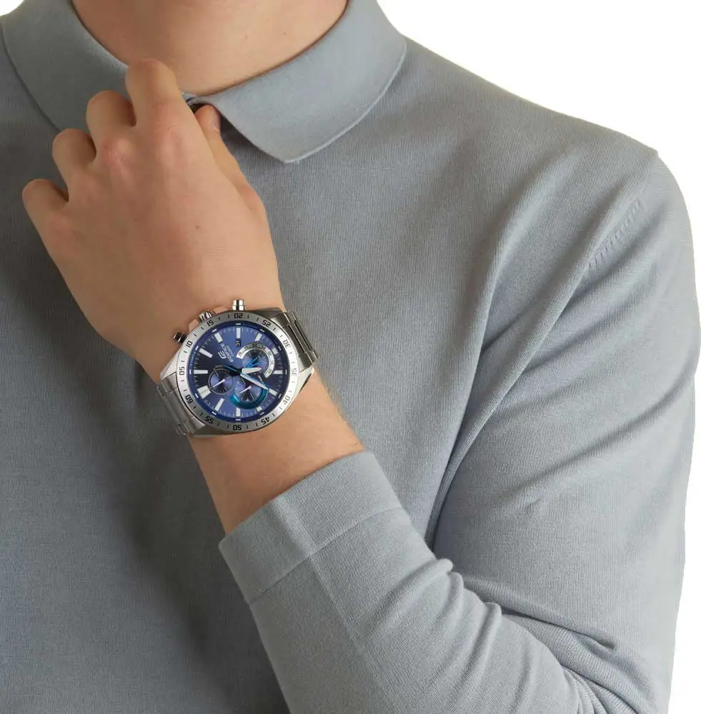 Ceas de mana Casio Edifice EFV-620D-2A (Silver/Blue)