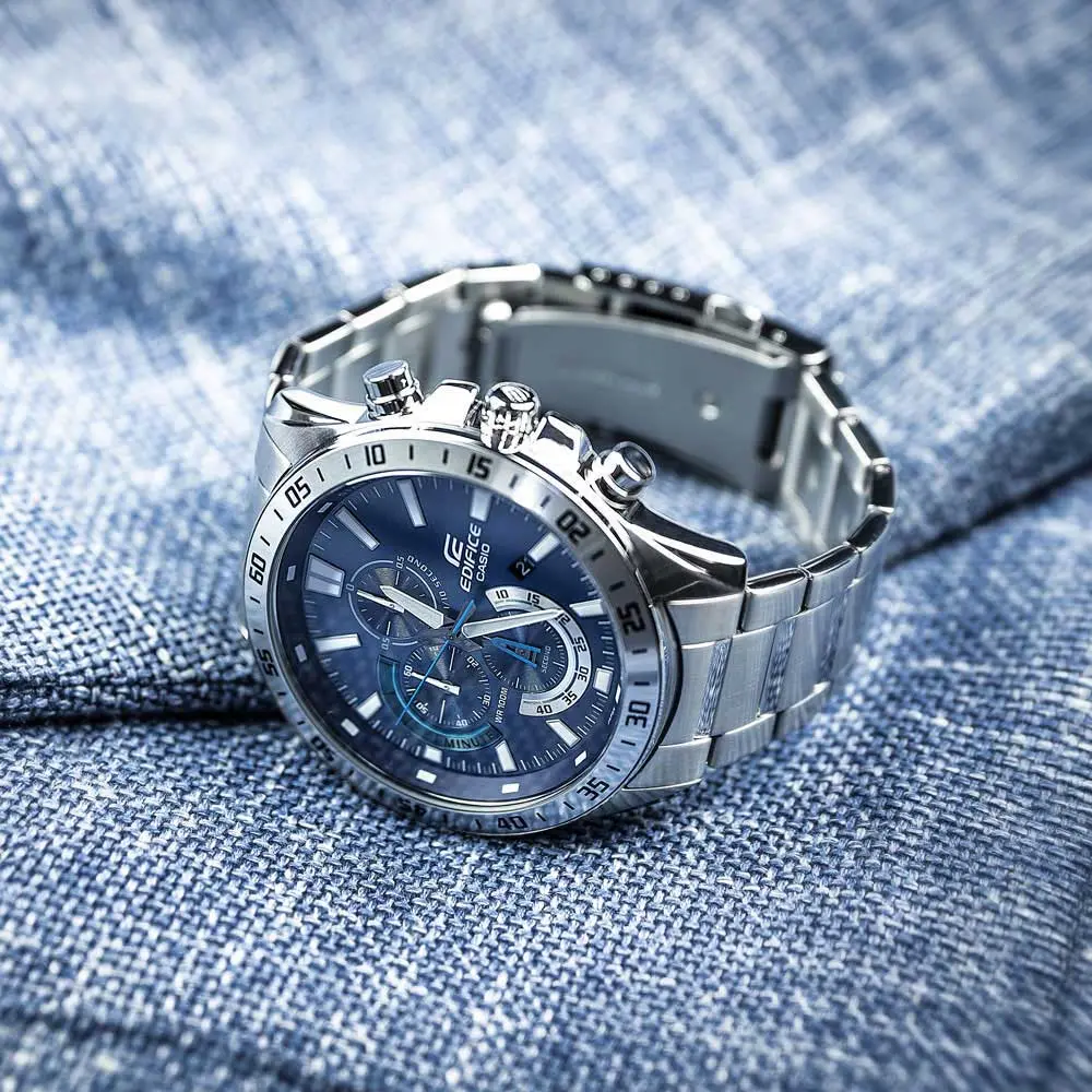 Ceas de mana Casio Edifice EFV-620D-2A (Silver/Blue)