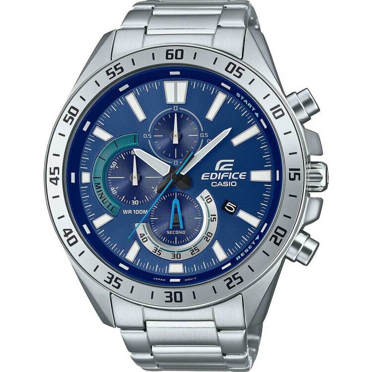 Наручные часы Casio Edifice EFV-620D-2A (Silver/Blue)