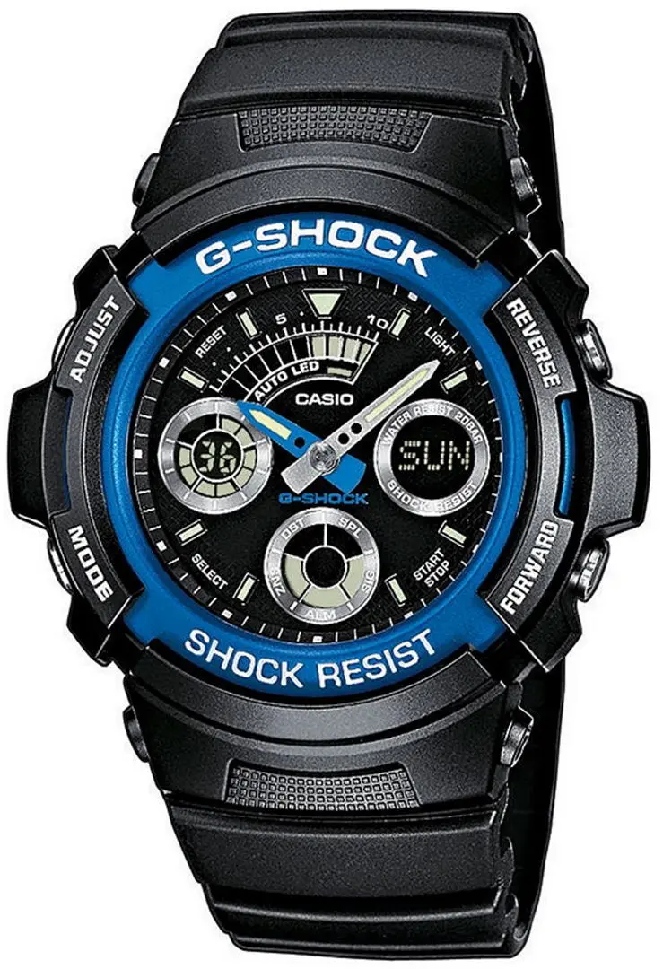 Ceas de mana Casio G-Shock AW-591-2A (Black/Blue)