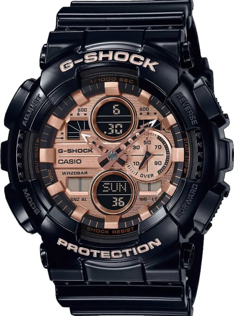 Наручные часы Casio G-Shock GA-140GB-1A2 (Black/Pink Gold)