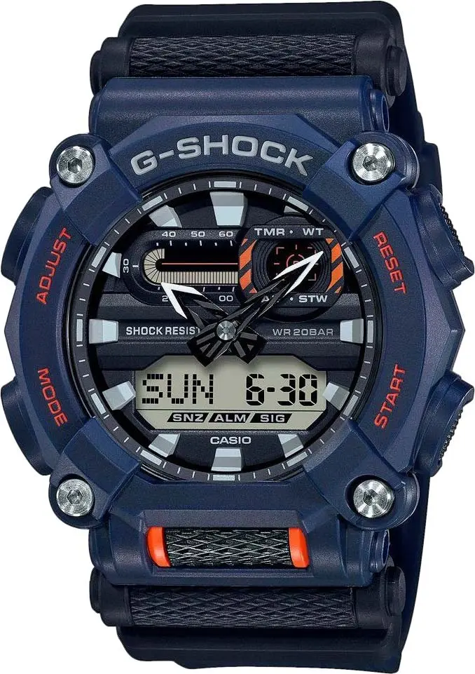 Ceas de mana Casio G-Shock GA-900-2A (Black/Blue)