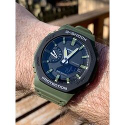 Ceas de mana Casio G-Shok GA-2110SU-3A (Green/Black) Thumb