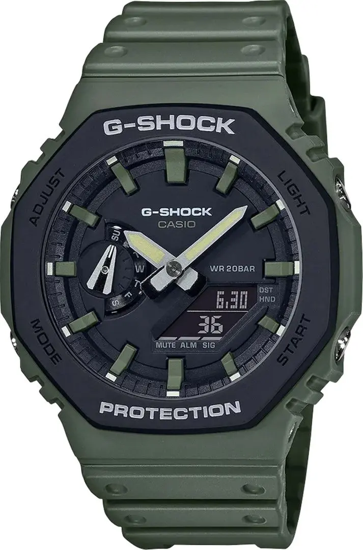 Ceas de mana Casio G-Shok GA-2110SU-3A (Green/Black)