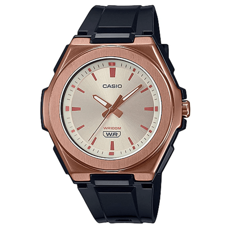 Ceas de mana Casio LWA-300HRG-5 (Rose Gold/Black)