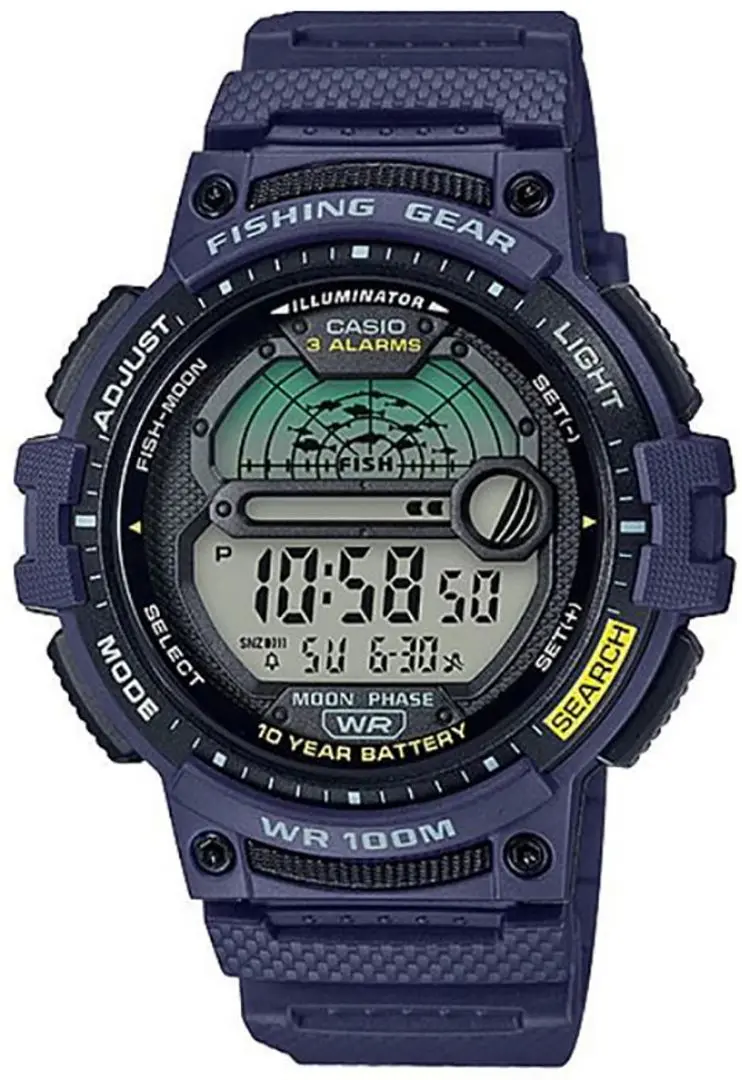 Наручные часы Casio Sport WS-1200H-2A (Black/Blue)