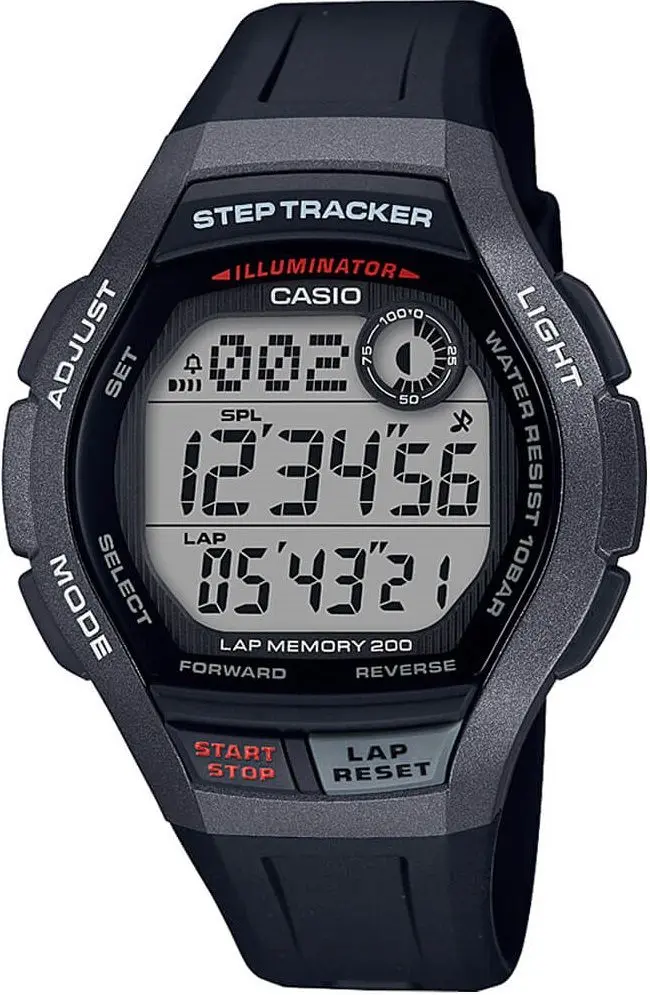Наручные часы Casio Sport WS-2000H-1A (Black/Grey)