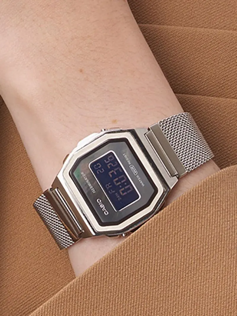 Наручные часы Casio Vintage A1000M-1B (Silver/Nacre/Black)