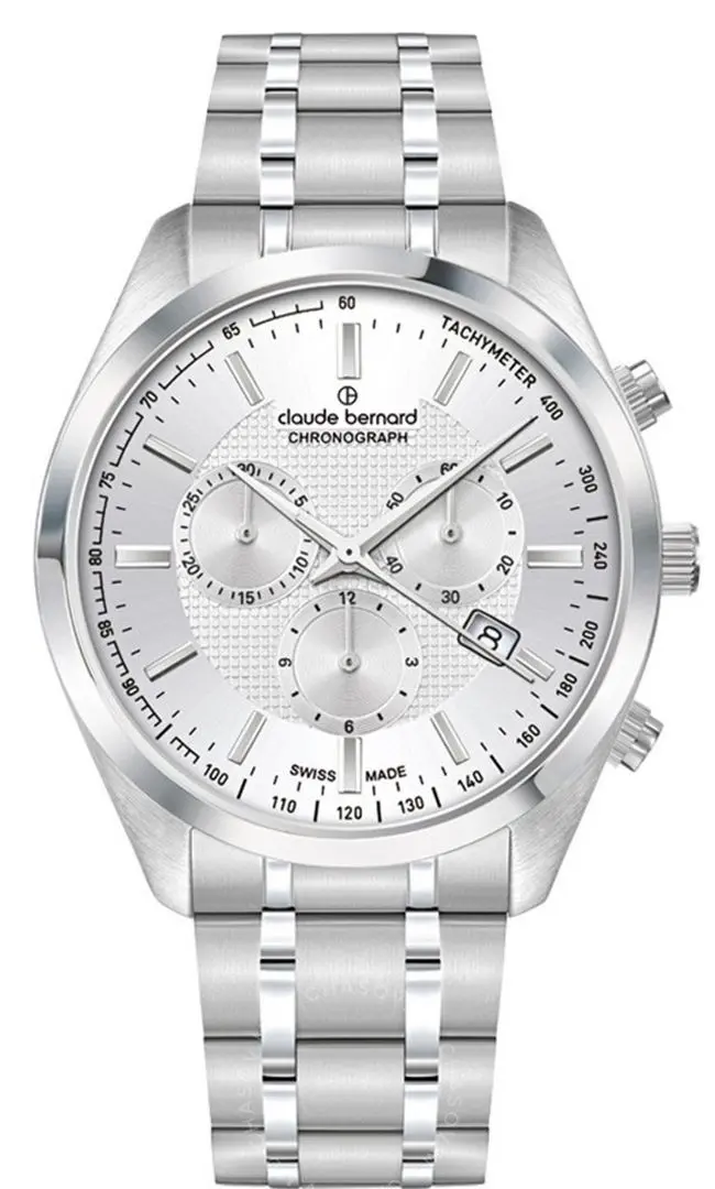Наручные часы Claude Bernard 10246 3M AIN (White/Silver)