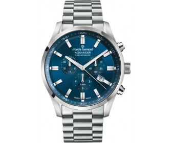 Наручные часы Claude Bernard Aquarider 10222 3M BUIN1 (Inox/Dark Blue)