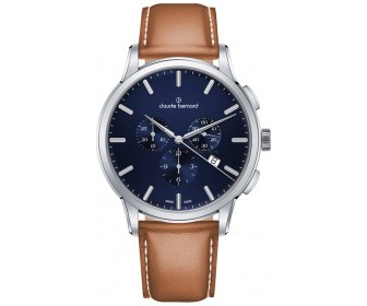 Наручные часы Claude Bernard Classic 10237 3 BUIN1 (Brown/Blue/Inox)