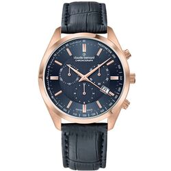 Наручные часы Claude Bernard Classic 10246 37R BUIR (Rose Gold/Blue/Black)
