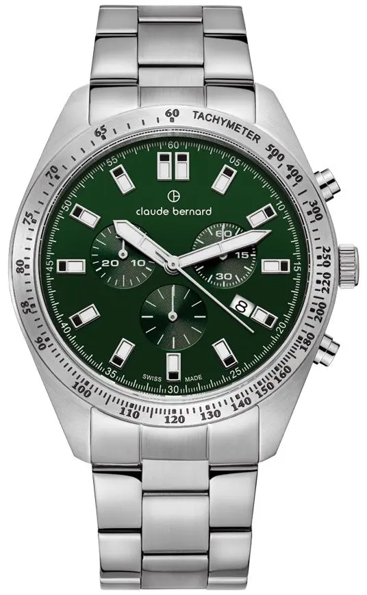Наручные часы Claude Bernard Classic 10247 3M VIN (Inox/Green)