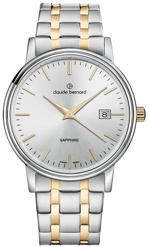 Ceas de mana Claude Bernard Classic 53009 357JM AID (Yellow/Silver)