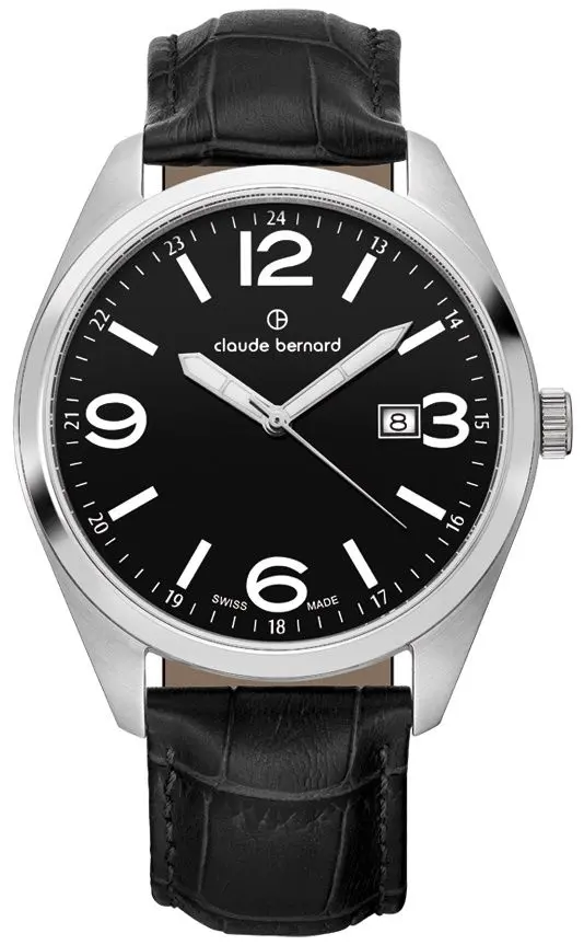 Наручные часы Claude Bernard Classic 53019 3CN NB (Inox/Black)